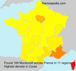 Surname Muraccioli in France