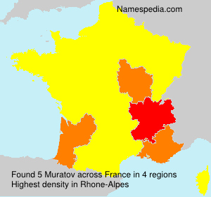 Surname Muratov in France