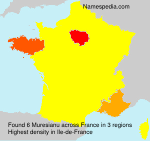 Surname Muresianu in France
