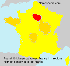 Surname Mvuemba in France
