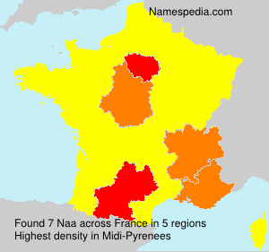 Surname Naa in France