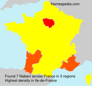 Surname Nabavi in France