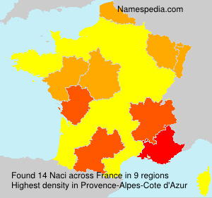 Surname Naci in France