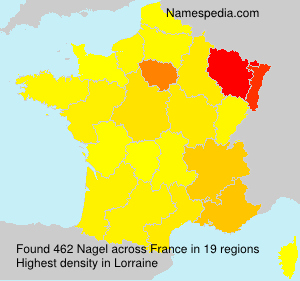 Surname Nagel in France