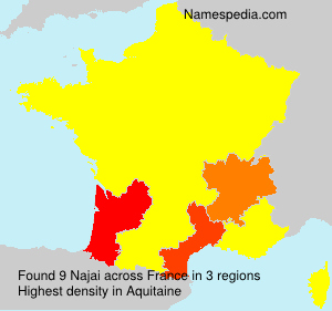 Surname Najai in France