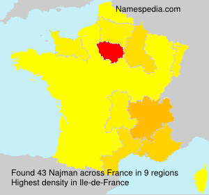Surname Najman in France