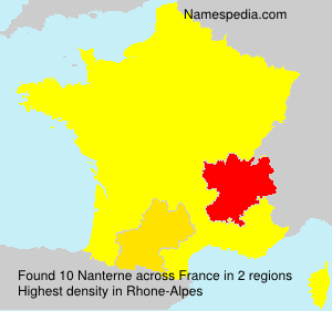 Surname Nanterne in France