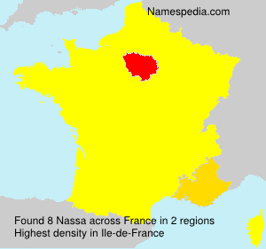 Surname Nassa in France