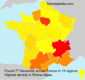 Surname Navarette in France