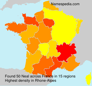 Surname Neal in France