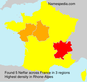 Surname Neffar in France