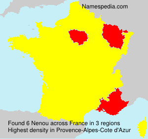 Surname Nenou in France