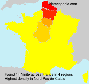 Surname Ninite in France