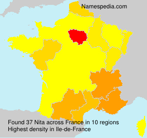 Surname Nita in France