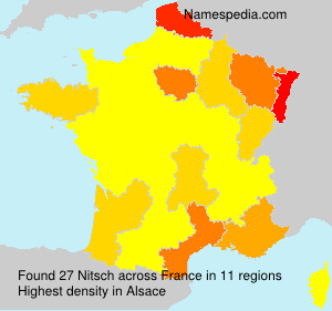 Surname Nitsch in France