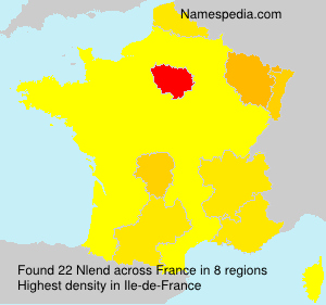 Surname Nlend in France