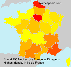 Surname Noui in France
