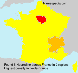 Surname Nouredine in France