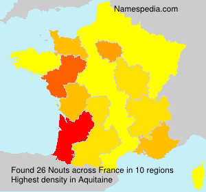 Surname Nouts in France
