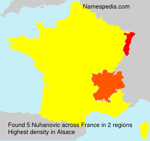 Surname Nuhanovic in France