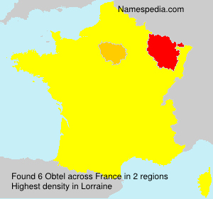 Surname Obtel in France