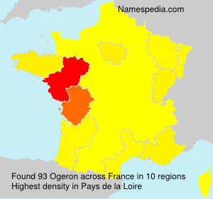 Surname Ogeron in France