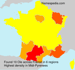 Surname Ole in France