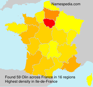 Surname Olin in France