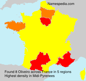Surname Oliveiro in France