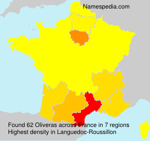 Surname Oliveras in France