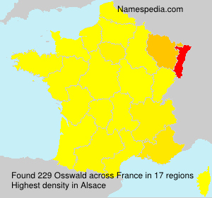Surname Osswald in France