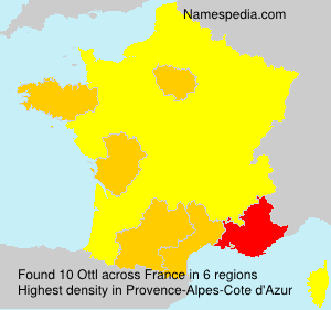 Surname Ottl in France