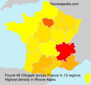 Surname Ottogalli in France