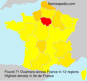Surname Ouamara in France