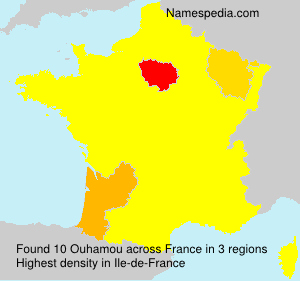 Surname Ouhamou in France