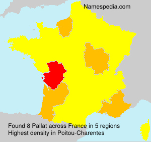 Surname Pallat in France