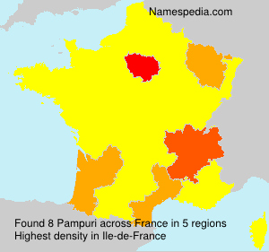 Surname Pampuri in France