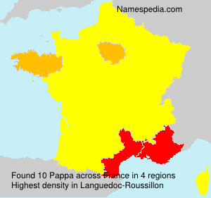Surname Pappa in France