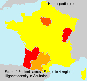 Surname Pasinelli in France