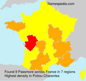 Surname Passmore in France