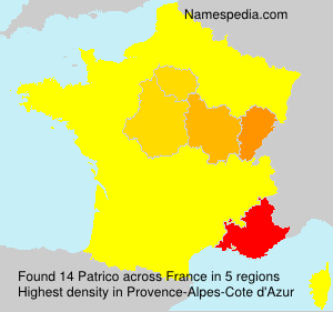 Surname Patrico in France