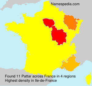 Surname Pattar in France