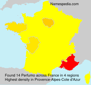Surname Perfumo in France