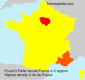 Surname Pieter in France