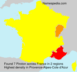 Surname Piroton in France