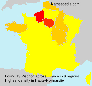 Surname Pischon in France