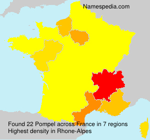 Surname Pompel in France
