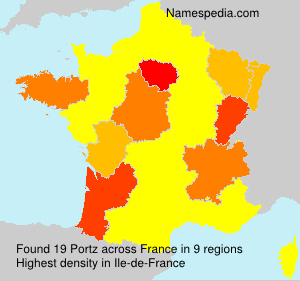 Surname Portz in France