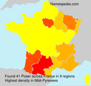 Surname Poser in France
