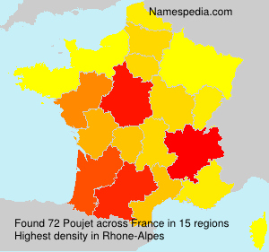 Surname Poujet in France
